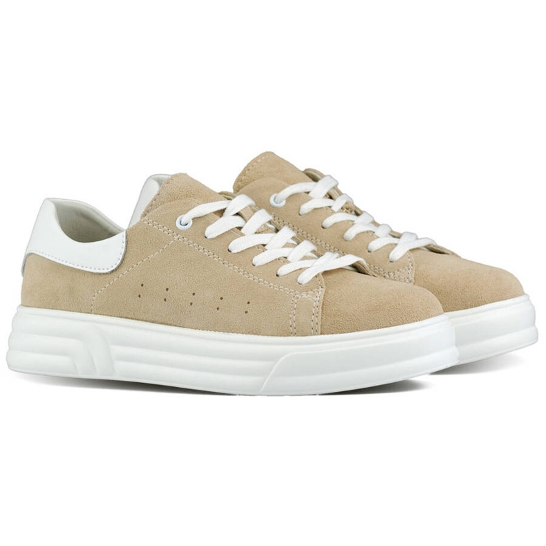 Goodin Deportivas mujer piel beige GD-XF-113BE 1