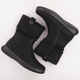 Botas aislantes para mujer con plataforma negra Rieker 74283-00 negro 8