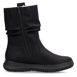 Botas aislantes para mujer con plataforma negra Rieker 74283-00 negro 13