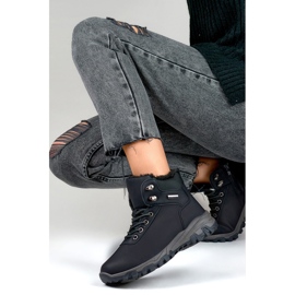 Botas altas, aisladas con cremallera, negras 3906-1B negro 2