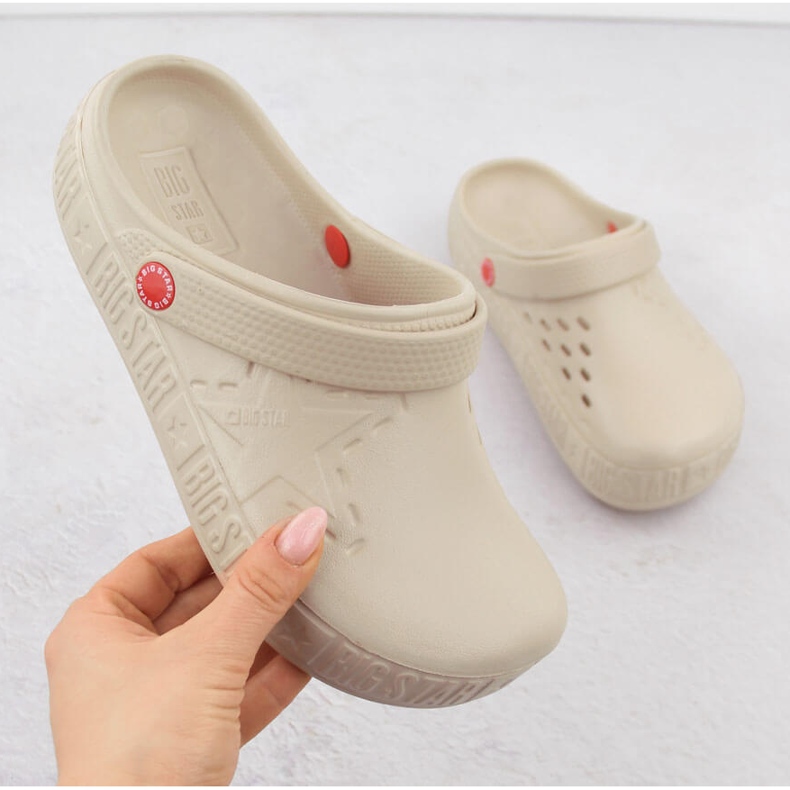 Chanclas mujer beige Big Star II275012 1