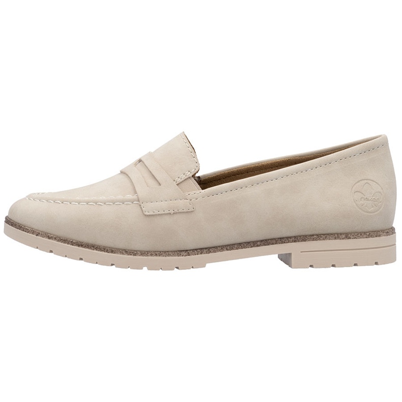 Lords Lords Lords Rieker 45300-62 Mocasines de cuero beige 2