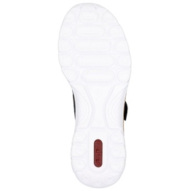 Rieker N42B0-14 Zapatos de velcro cómodos de mujeres azul marino 3