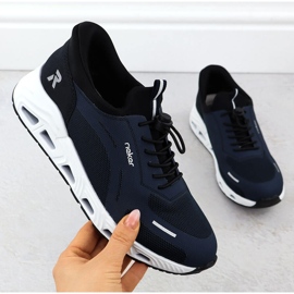 Zapatos deportivos femeninos azul marino rieker n5257-14 7