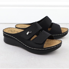 Evento Flip Flip Flip Flip en cuña -Asconstable Black Evalo 1602 negro 3