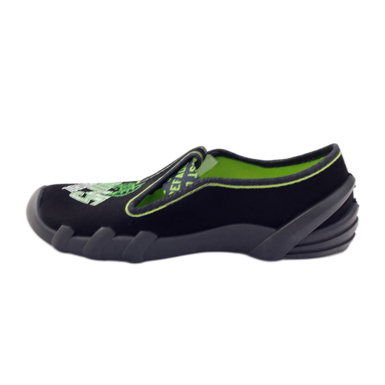 Zapatos befado niño 290y162 verde negro 2