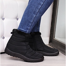 Botas de nieve impermeables con cremallera News W EVE181A negro 19