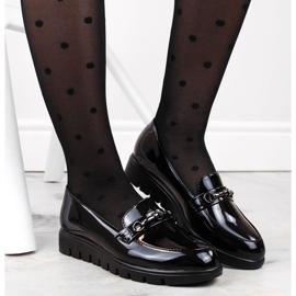 Zapatos en Wedge T.Sokolski SCA13 Varniz negro 15