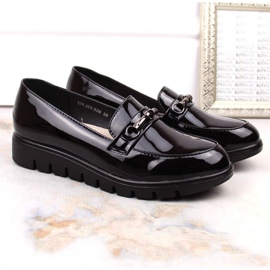 Zapatos en Wedge T.Sokolski SCA13 Varniz negro 17