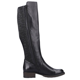 Botas de piel Rieker W Z9591-00 negro 21