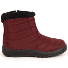 Botas de nieve impermeables con cremallera News W EVE181C burdeos rojo 13