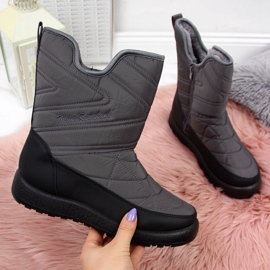 Botas de nieve impermeables News W EVE309B gris 12