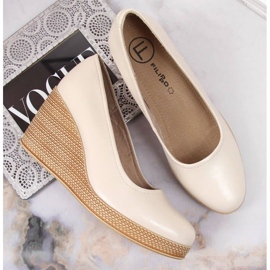 Bombas en la cuña Filippo W PAW339C beige 11