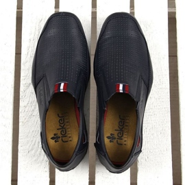 Zapatos Rieker M RKR193 azul marino 9