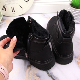 Botas aislantes con cremallera NEWS EVE364A negro 16