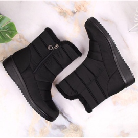 Botas de nieve con aislamiento y cremallera NEWS W EVE377A negro 14