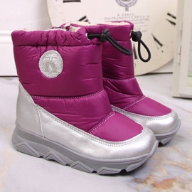 Botas de nieve insuladas Kornecki Jr KOR6896A fucsia rosado 11