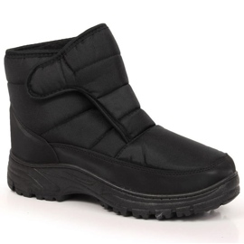 Botas de nieve con aislamiento de velcro NEWS W EVE380 negro 5