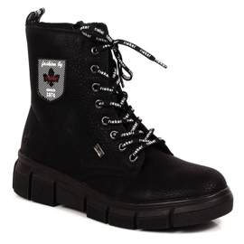 Botas cómodas impermeables Rieker W RKR557 negro 23