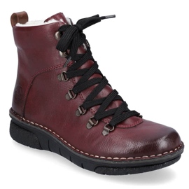 Cómodas botas aislantes Rieker W RKR559 rojo 24