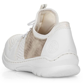 Zapatos cómodos Rieker W L3254-80 blanco 31