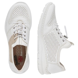 Zapatos cómodos Rieker W L3254-80 blanco 32
