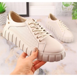 Filippo W PAW410 zapatos de piel beige 13