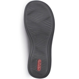 Sandalias cómodas velcro Rieker W 46377-14 azul 28
