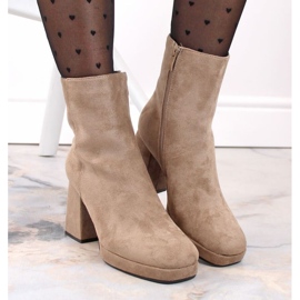Botines de ante Jezzi W JEZ411B, beige 11