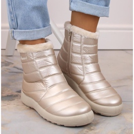 Botas de nieve impermeables de charol News W EVE181E beige 11