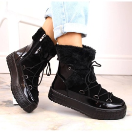 Filippo W PAW475A Botas con plataforma de piel con aislamiento, negro 12