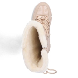 Botas de nieve altas impermeables Rieker W RKR640 beige 25