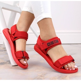 Sandalias Big Star W HH274A027 rojo 10