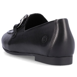 Rieker Zapatos cómodos de piel con cadena Remonte W RKR645, negro 31