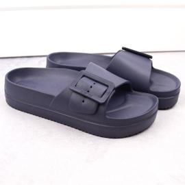 Chanclas con plataforma Big Star INT1967 azul marino 13