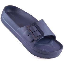 Chanclas con plataforma Big Star INT1967 azul marino 14