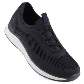 Zapatos cómodos Rieker M RKR657 azul marino 20