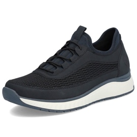 Zapatos cómodos Rieker M RKR657 azul marino 21