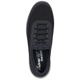 Zapatos cómodos Rieker M RKR657 azul marino 22
