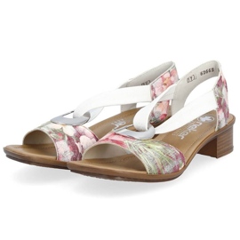 Sandalias cómodas florales Rieker W RKR334C multicolor 28