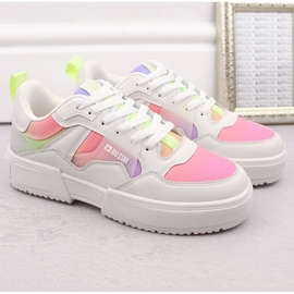 Zapatillas deportivas con plataforma Big Star INT2002 blanco-multicolor 12