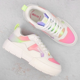 Zapatillas deportivas con plataforma Big Star INT2002 blanco-multicolor 13