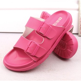 Chanclas de espuma con hebillas Big Star INT2004E, fucsia rosado 14
