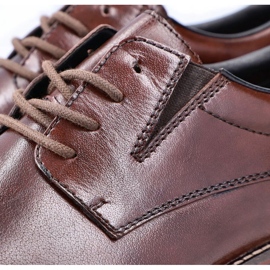 Zapatos con banda elástica Rieker M 15320-25 marrón 30
