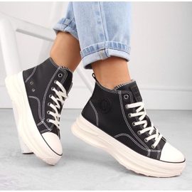 Big Star OO274063 Sneakers en la plataforma negra negro 10
