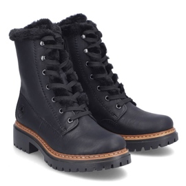 Botas de piel Rieker 72625-00 negro 29