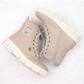Botas de mujer Rieker con beige RKR557B 25