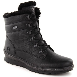 Rieker Botas aislantes de piel Remonte W RKR629B negro 28