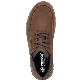 Rieker M RKR710 Zapatos de piel marrón 17