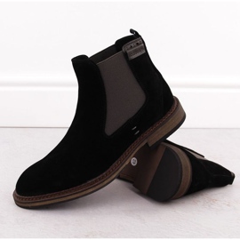 Big Star INT2047 botas Jodhpur para hombres negro 8